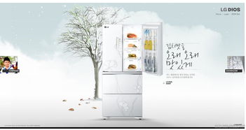 ID 6601 韩国LG家用电器DIOS冰箱产品网站 酷站截图界面大欣赏图
